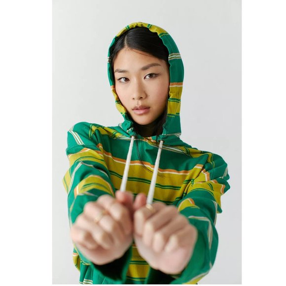 BDG Urban Outfitters UO Joshua Hooded Long Sleeve Tee Top Oversized XL - Picture 2 of 9